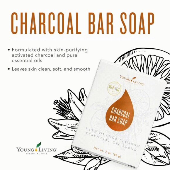 Young Living Charcoal Bar Soap - Picture 5 of 5